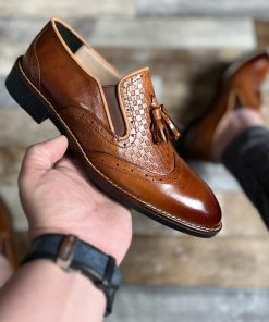 Mocassins Homme en Cuir Véritable TN