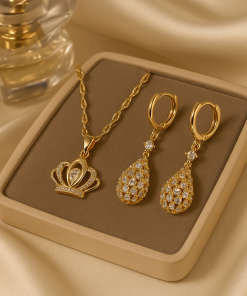 Gouttes de nectar royal+Collier Cœur Romantiques